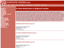 Tablet Screenshot of goedkopehoeren.com